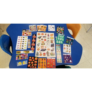 Vintage Halloween Sticker Lot (rare)